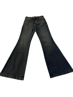 Wrangler Women's Black Flared Jeans - Classic High-Rise Fit